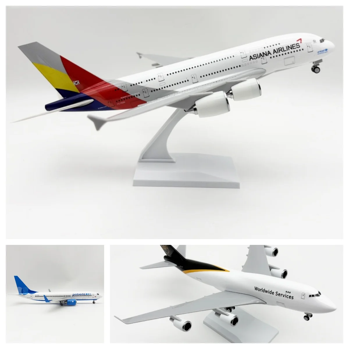 لعبة طائرة 1/250 مقياس 30 سنتيمتر B737 A380 نموذج طائرة طائرة الراتنج أطقم منمذجة دييكاست الطائرات مع الهبوط تحصيل هدية