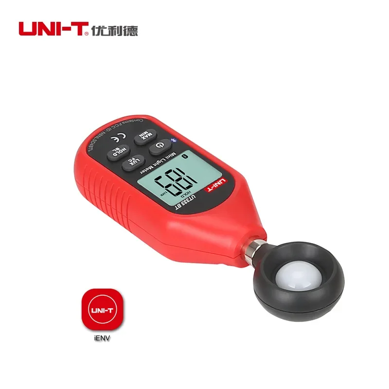 

UNIT UT383/UT383BT Mini Illuminance Meter, High-precision Digital Photometer, Bluetooth Communication Illuminance