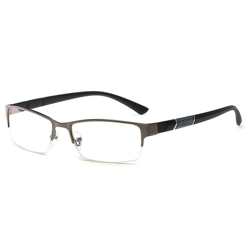 Reading Glasses Half Metal Frame Nearsighted Glasses Unisex Prescription Myopia 0 -0.5 -1 -1.5 -2 -2.5 -3 -4 -5 -6