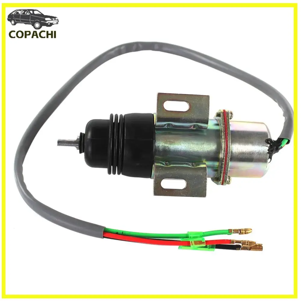 12V Shutoff Solenoid Valve MV2-17A MV217A 1819100520 For 4JG1 4JG2 6BG1 6BB1 FD115-6 FORK LIFT TRUCKS  Accessories Part