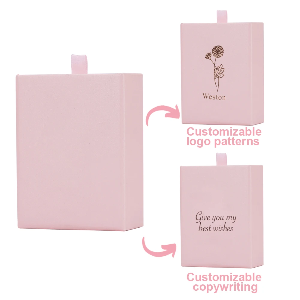 Joyero con logotipo personalizado, caja de regalo, 1 unidad
