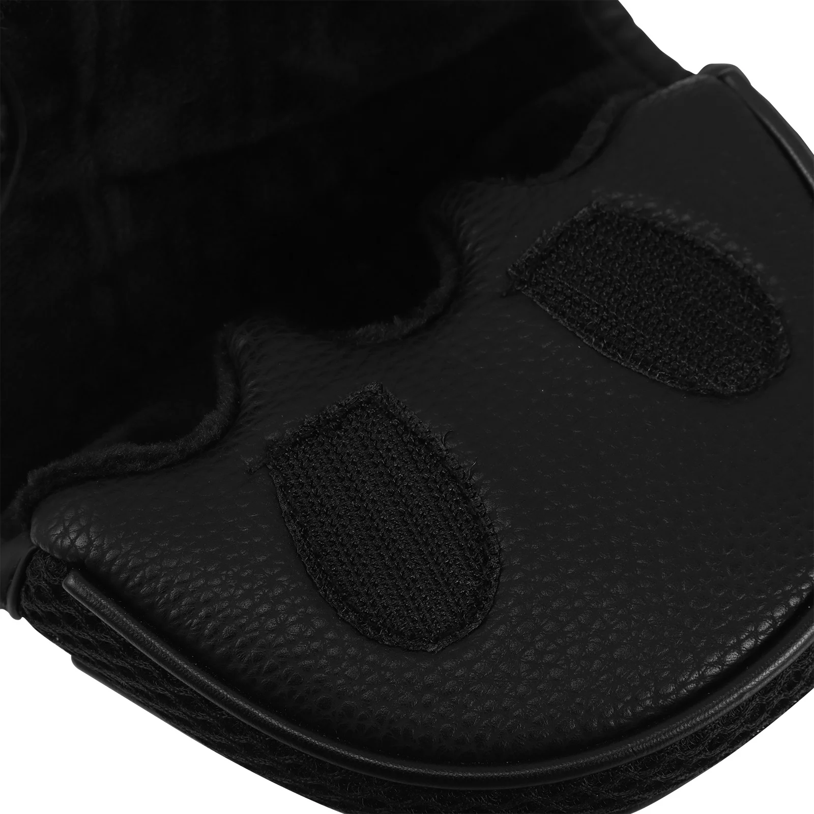 ชุดคลุมไม้กอล์ฟปลอม สำหรับไม้กอล์ฟวู้ด ไดรเวอร์ เหล็ก พัตเตอร์ อุปกรณ์ป้องกันไม้กอล์ฟ สีดำ ปลอกคลุมไม้กอล์ฟ