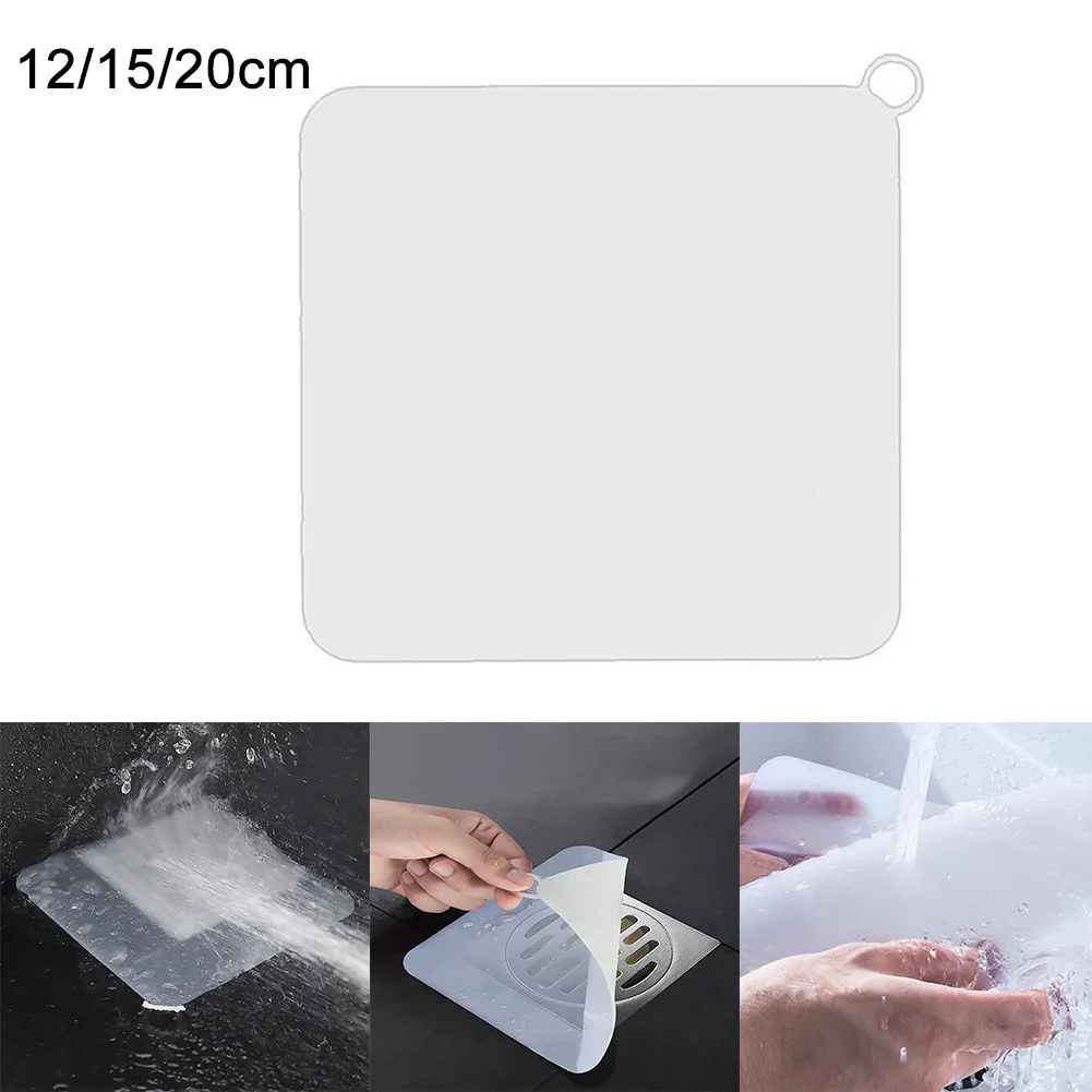 Silicone Floor Drain Deodorant Covers Bathroom Insect-proof Seal Covers Sewer Pipe Sink Anti-smell Floor Covers Hair Stoppers