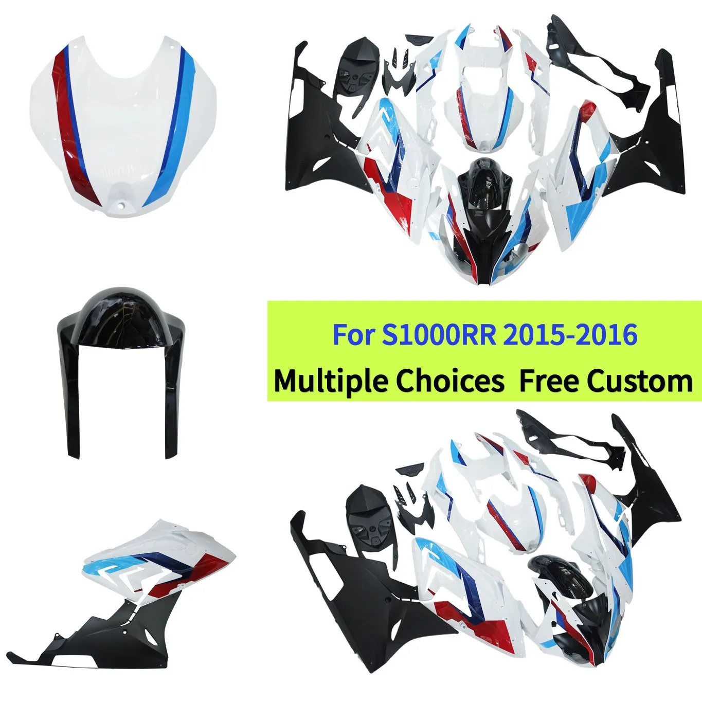 

Motorcycle Exterior Fairing Kit For BMW S1000RR 2015 2016 S 1000 RR Injection Molded ABS Bodywork