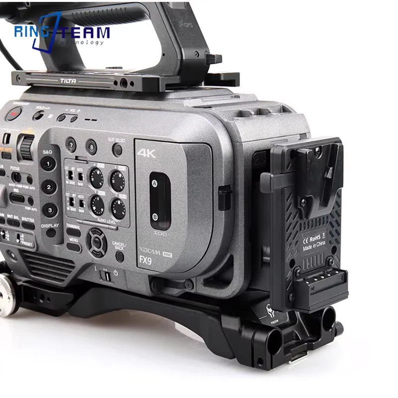 소니 FX6 FS5 FS7 Z280 Z190 X280 X180 X160 EX260 카메라 액세서리용 미니 V 마운트 배터리 어댑터 플레이트 - BP-U 더미 배…