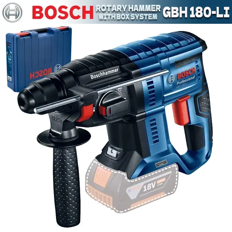 BOSCH GBH 180-LI Бесщеточный аккумуляторный перфоратор с SDS Plus 18 В Многофункциональная ударная ударная дрель Bosch с коробкой