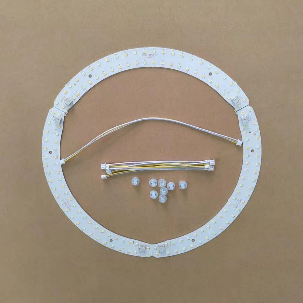 LED Strip Light Replacement Module For Pumpkin Ceiling Lamps Curved Board Three Color Changeable Repair Kit Accessories