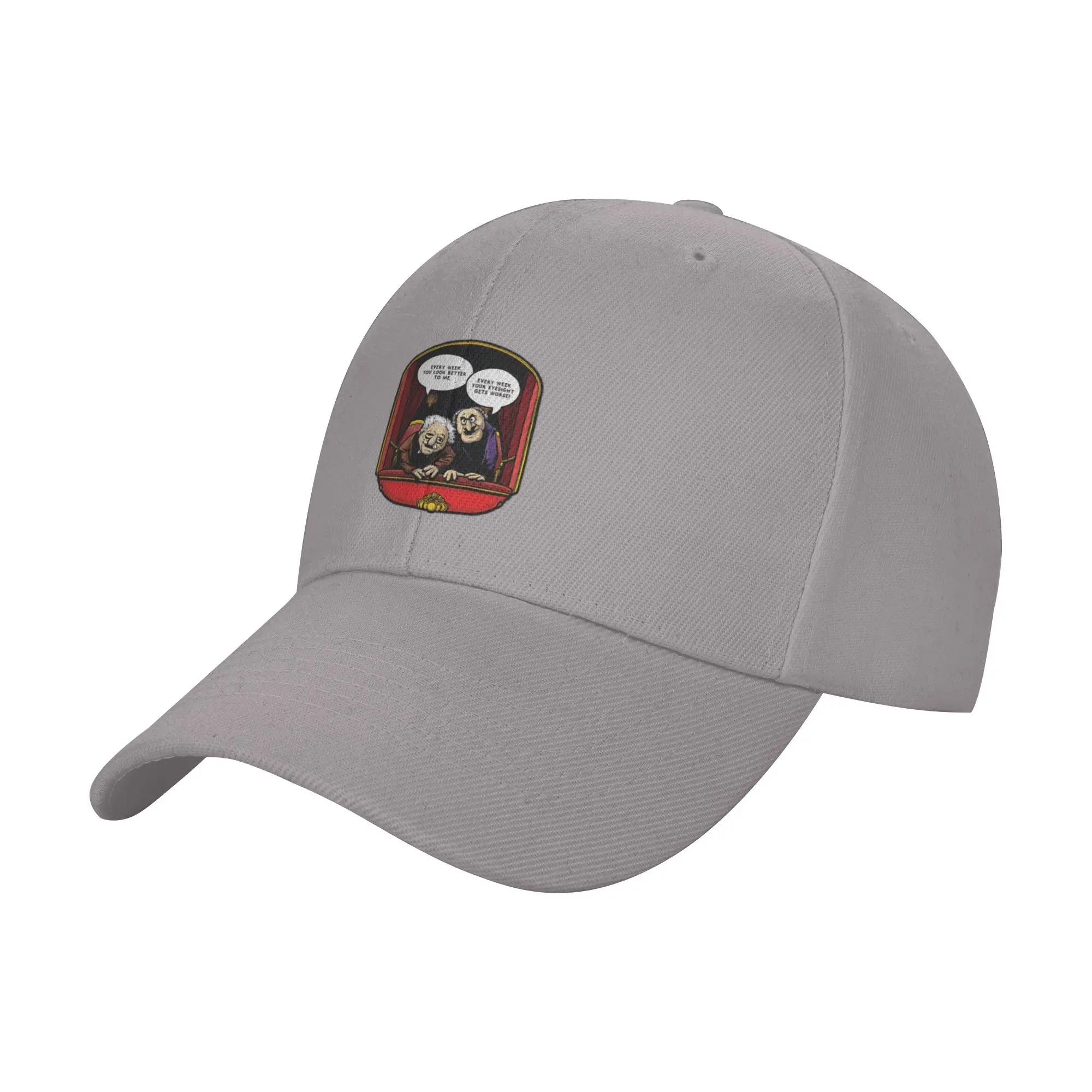 Hot Sale Movies Meme Puppet Cartoon Theater Comedy Vintage Baseball Cap  Minimalist Black Cap  Party Gathering Black Cap