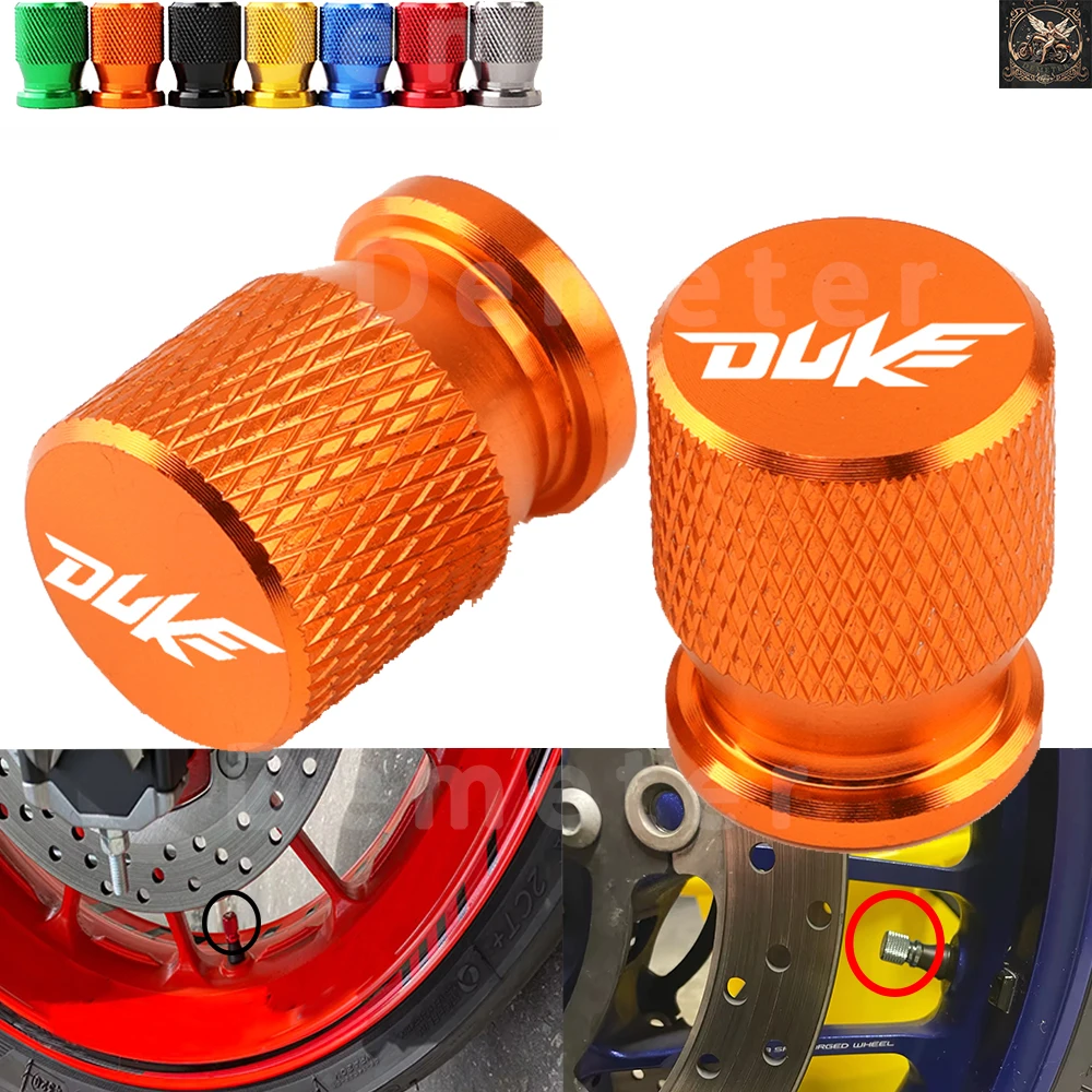 Air Port Cover Cap For KTM Duke 125 200 250 390 690 Motorcycle CNC Aluminum Wheel Tyre Valve Cap Accessories