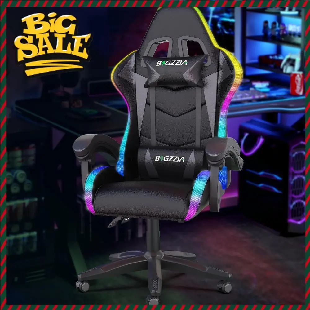 

Бестселлер: Эргономичное игровое кресло с высокой спинкой и RGB-подсветкой, откидное кресло для рабочего стола для взрослых и детей, с поддержкой поясницы