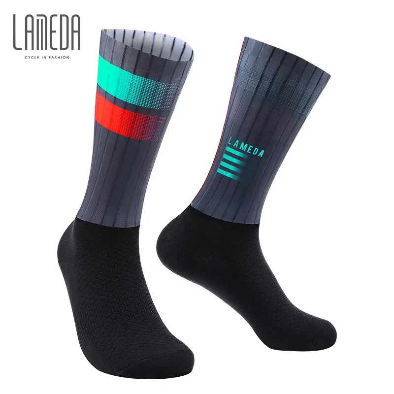 

Спортивные носки LAMEDA, дышащие амортизирующие велосипедные носки, носки для шоссейного велосипеда MTB, высокоэластичные носки для мужчин и женщин