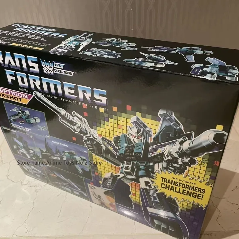 Transformerende Toy Robot Movie Studio Series G1 KO Sixshot ‌    Actiepop Verjaardagscadeau Model Collectible Originele doos Trendy cadeau