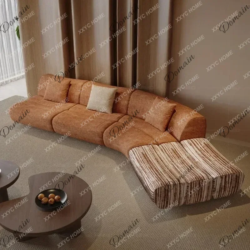 RPS XX Medieval bamboo sofa curved corner fabric design simple modern high-end H