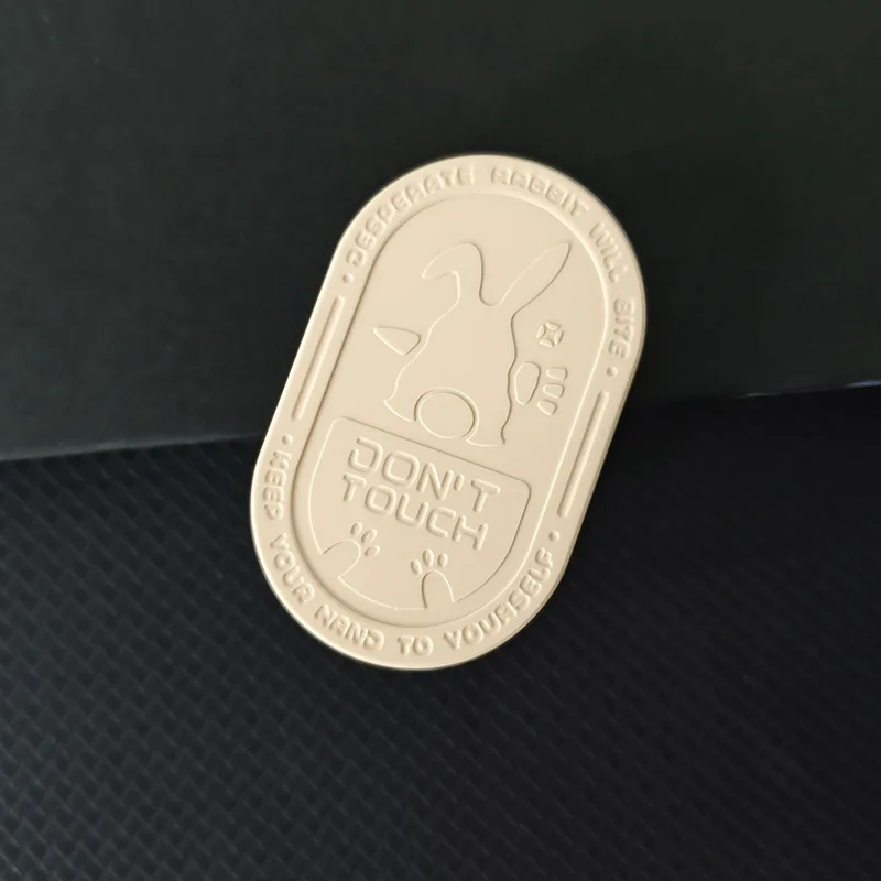 PEEK Chagrijnig Konijn Ritmische Vingertop Glijbaan Rechte Push Draaien Onbeperkt Push Card Fidget Spinner Speelgoed ADHD & Anxy Relief Gereedschap