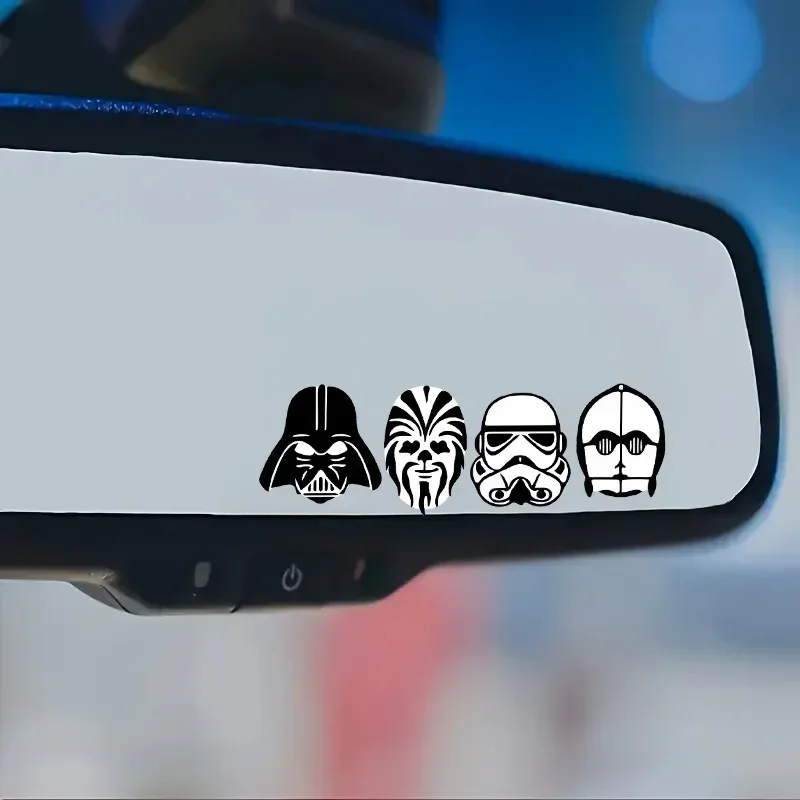1PC "Star Wars Villains" Sticker Set for Car Motorcycle Styling Decoration Sci - Fi - Themed Decal Accessory