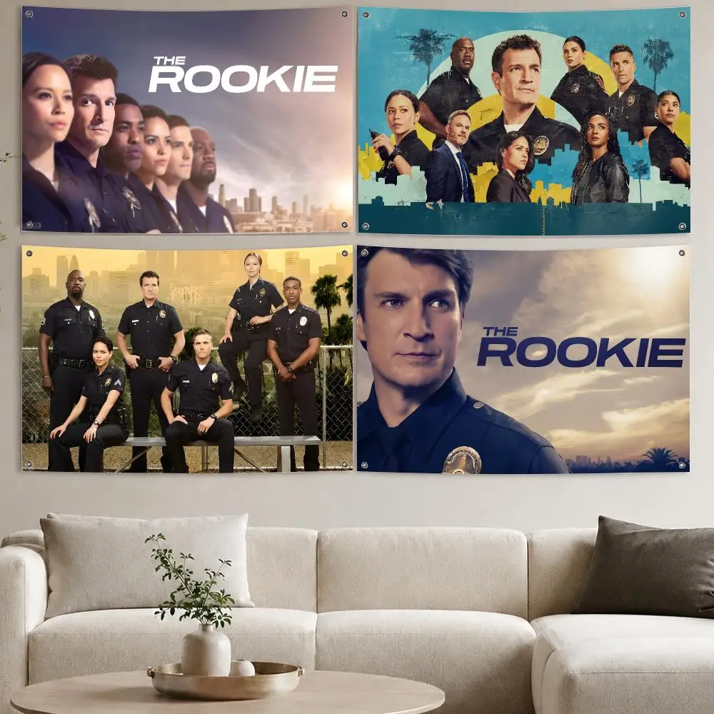 The Rookie Pink American Flags Aesthetic Wall Tapestry Printed Wall Hanging Living Room Party Outdoor Decor