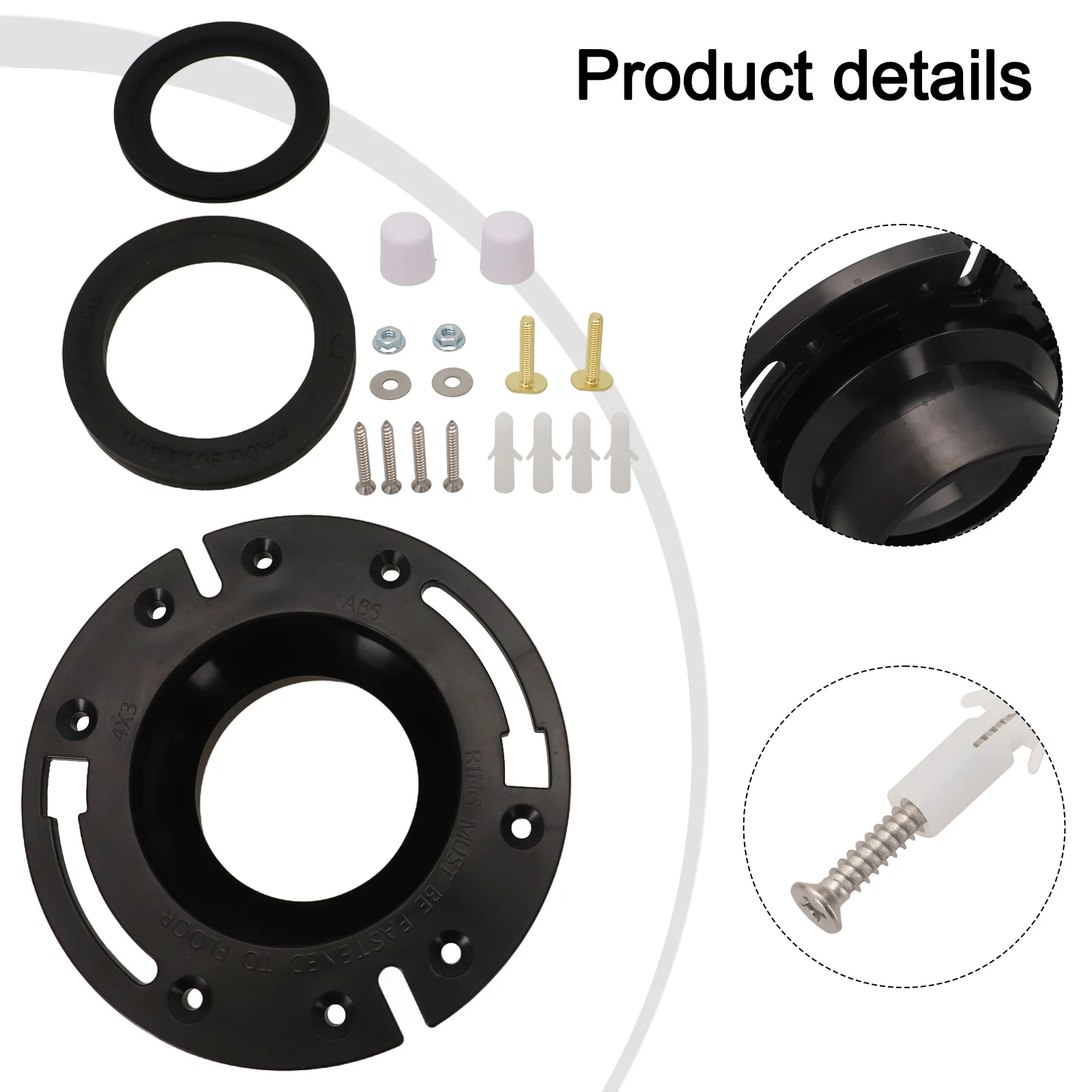 

Уплотнительная прокладка серии 300, 310, 320 для автодомов: высокопрочный АБС-пластик, утолщенная верхняя часть для эффективной герметизации унитазов.