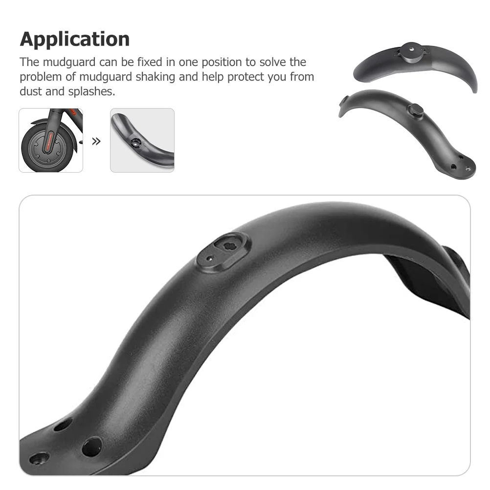 

1Set Scooter Mudguard Bracket Front Rear Shock Absorbing Support Rack Durable Lightweight Electric Scooter Replacement Part