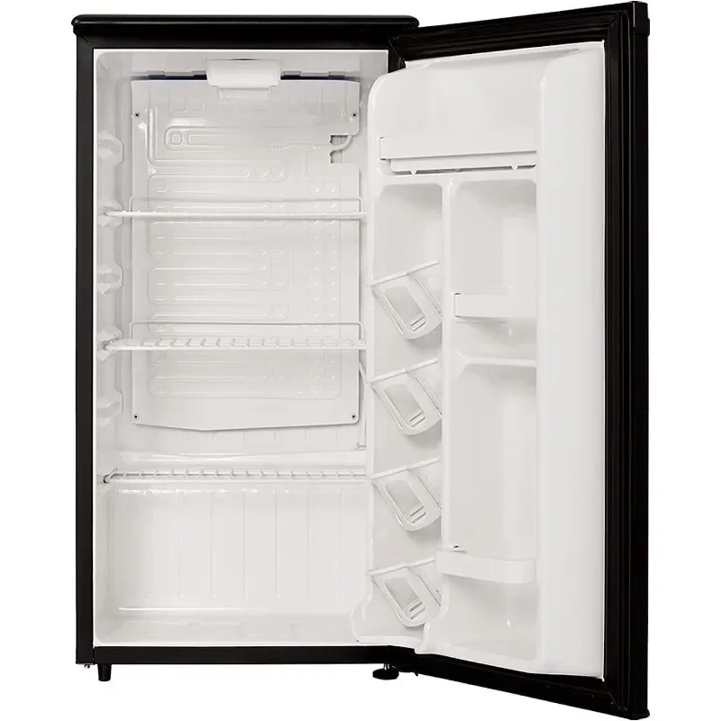 Mini Fridge (no Freezer) Auto Defrost Reversible Single Door Glass Shelf Fridge Space Saving Wonder