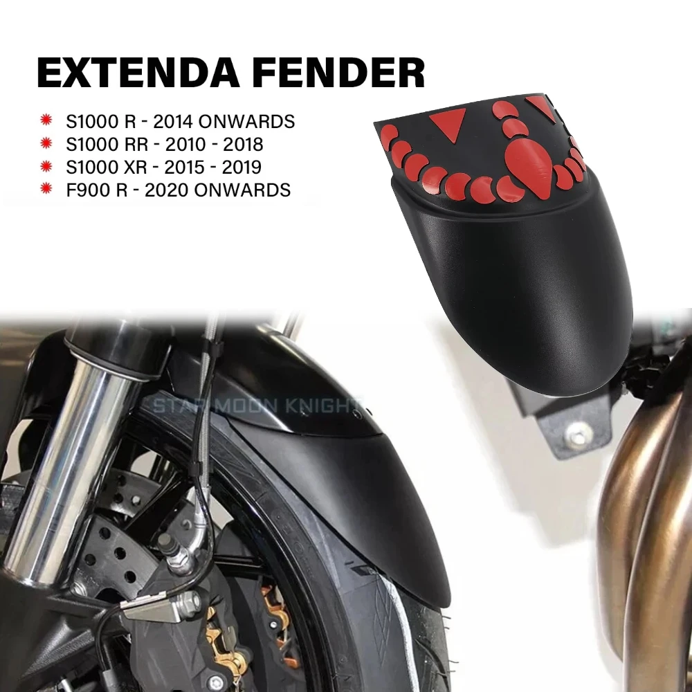 Удлинитель переднего крыла для мотоциклов BMW F900R S 1000 RR R XR S1000R S1000RR S1000XR, аксессуары для мотоциклов, расширитель брызговика, защита от брызг