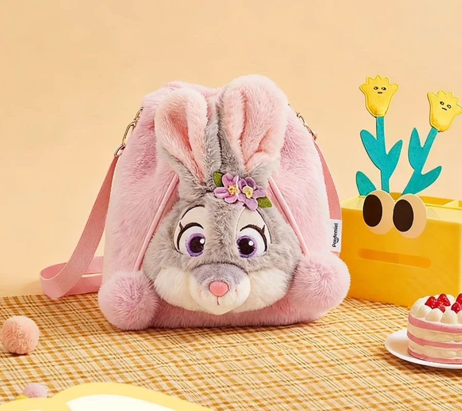 

New spot potdemiel Judy's new plush messenger bag new handbag cute plush toy gift novelty birthday gift surprise gift for girls