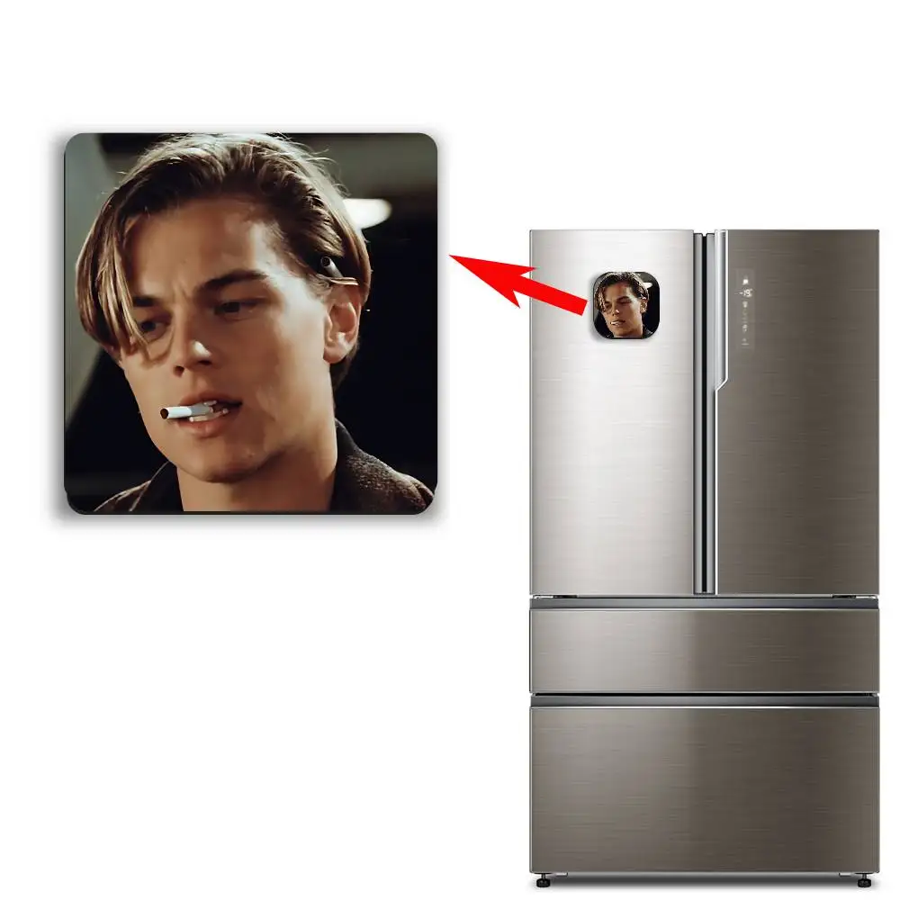 Make it count Leonardo DiCaprio Best-Selling Strong Magnetic Fridge Magnets Adhesive to Metal Surfaces Leaves No Residue