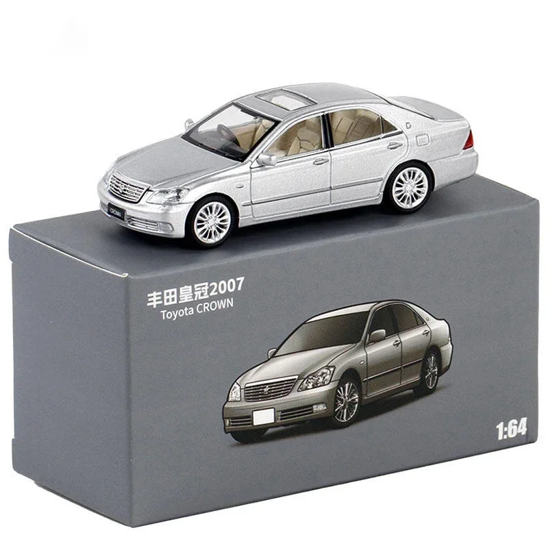 1:64 FOR Toyota Crown 2007 Alloy Car Diecasts & Toy Vehicles Car Model Miniature Scale Model Car