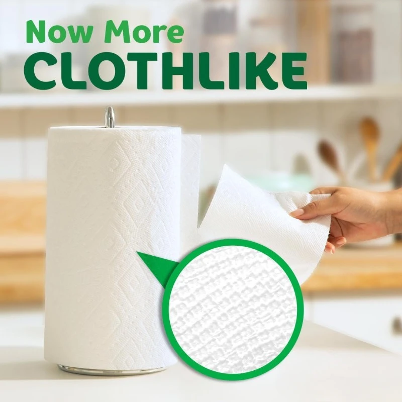 Paper Towels Quick Size, White, 16 Family Rolls = 40 Regular Rolls