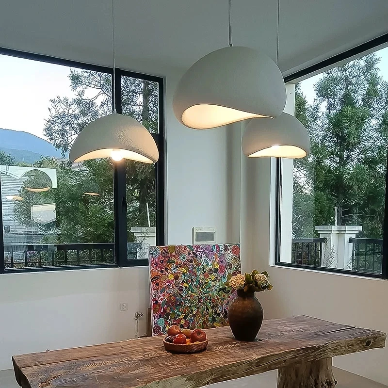 

Nordic Creative Postmodern Restaurant Living Room Wabi Sabi Style chandelier Vintage Office Cafe Hotel Lighting Pendant
