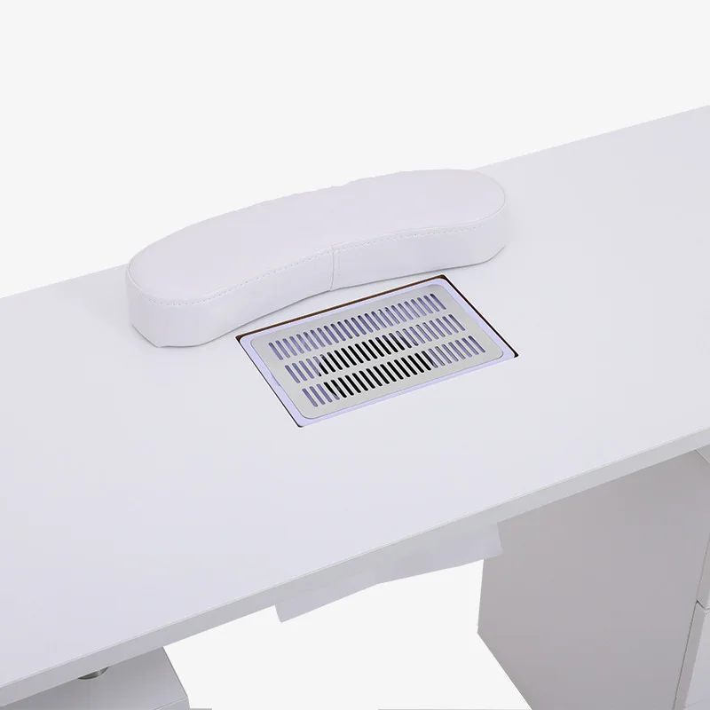 Modern Design Manicure Nail Table Beauty Salon Furniture with Dust Collector for Living Room Makeup Desk