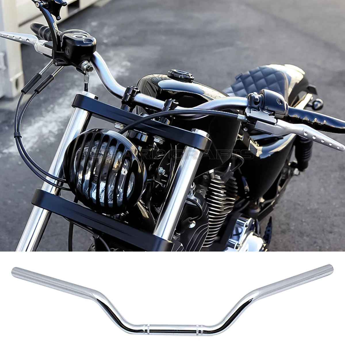 

Для Yamaha DragStar DS V-STAR XVS 400 650 1100 1300 DS1100 XVS1100 XVS1300 22 мм мотоциклетные тяги, руль