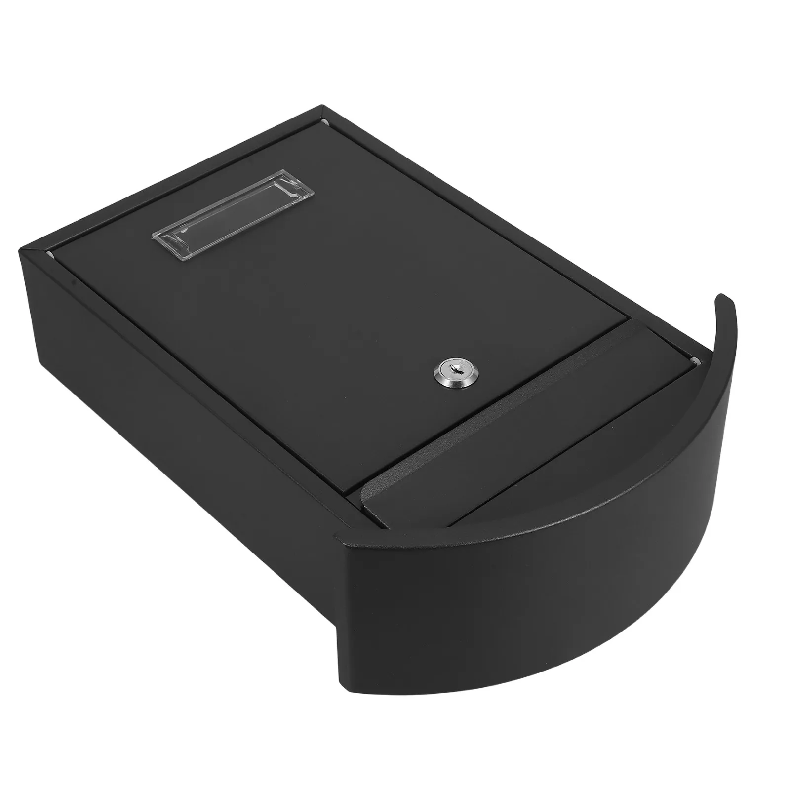 

Настенный почтовый ящик с замком, черный, 14x10x4, с надежным замком, для наружного использования, для офиса и дома