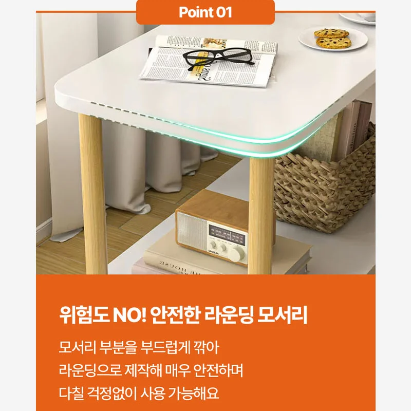 مكتب جانبي مساعد صغير ، طاولة بغرفة واحدة ، توصيل محلي