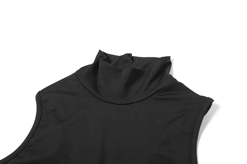 Tuta scrunch da palestra sexy senza schienale scavata con coppe Tuta sportiva da donna in un pezzo senza maniche Tuta aderente per fitness yoga