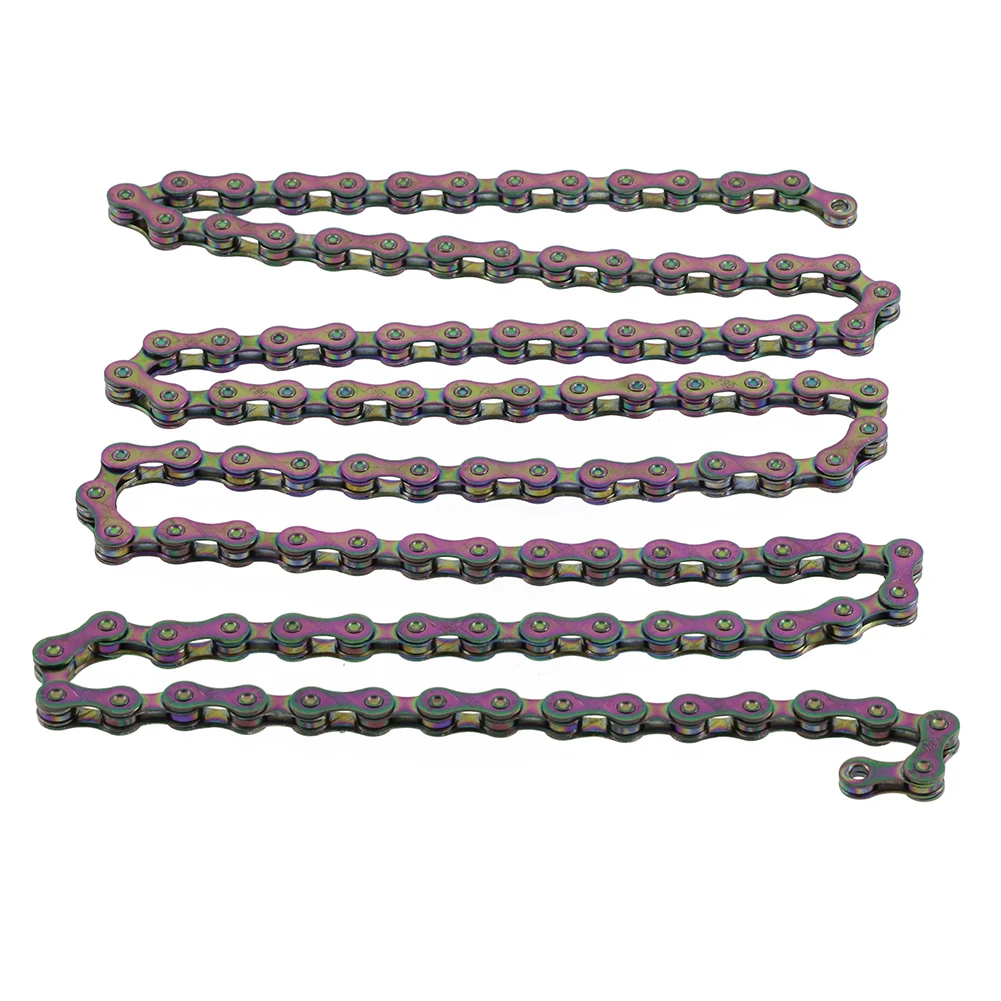 8/9/10Speed Bicycle Chain High Strength Steel MTB Moutain Bike Titanium Coating With Chain Button MTB Replacement Part