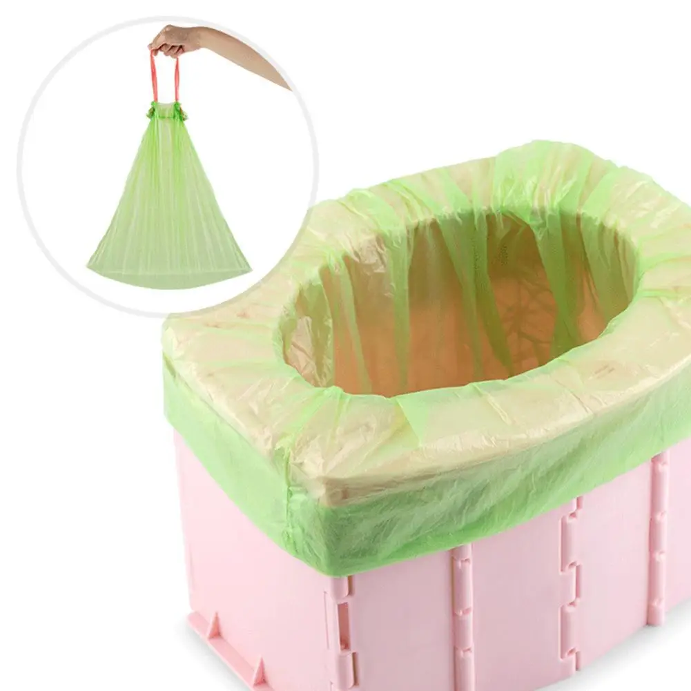 Portable Folding Toilet Commode Car Camping For Travel Bucket Camp Hiking Long Trip Outdoor Multifunction Children\'s Toilet