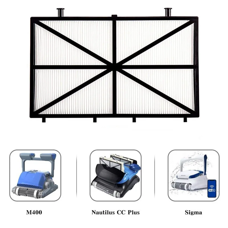 Ultra-drobne filtry do delfinów Nautilus CC Plus M4 M5 M400 M500 M200 Maytronics numer części: 9991432-R4