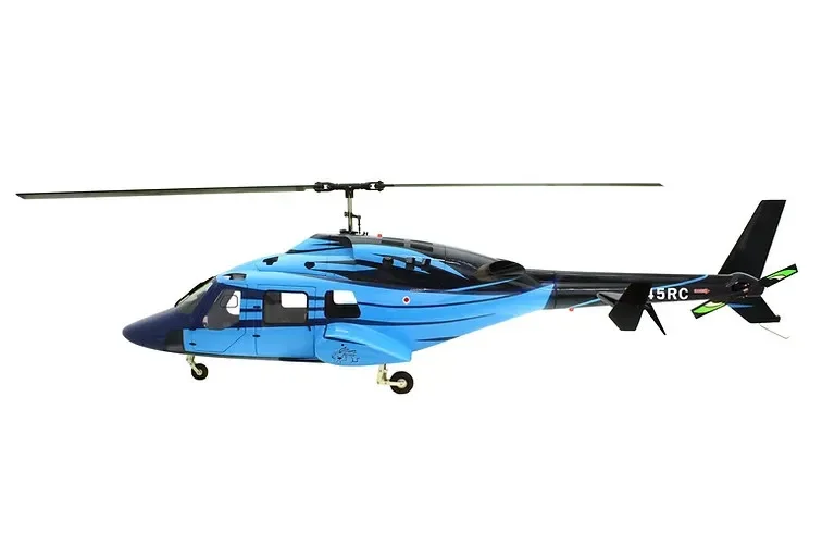 800 Size Bell-222 Helicopter Scale Fuselage with Mechanic Glassfiber RC Aircraft Hull Model Parts