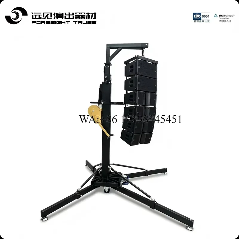 WMWMNU High Quality Aluminum Alloy Custom Portable Line Array Speaker Truss Display Lifting Tower 300kg Load Capacity Modular