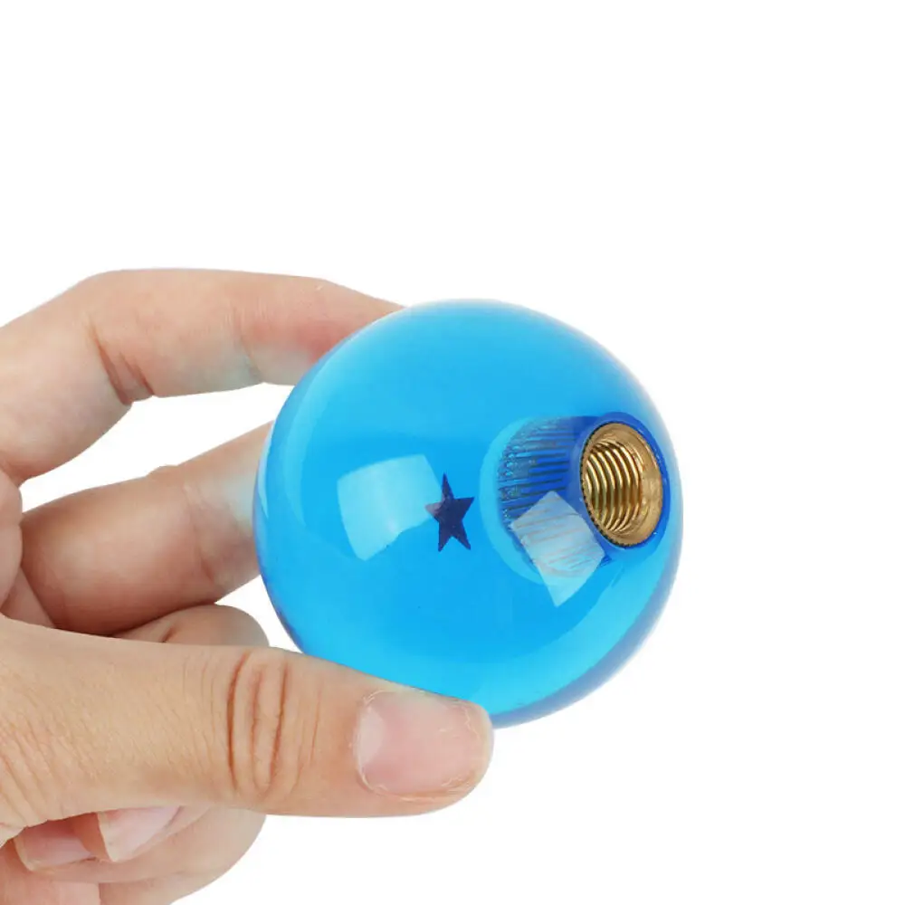 Dragon Ball Super Z Shift Lever Universal Auto Shift Knob Anime Cosplay blue Ball 54mm Diameter Gear Shift Knob 1-7 Stars Ball - view 4