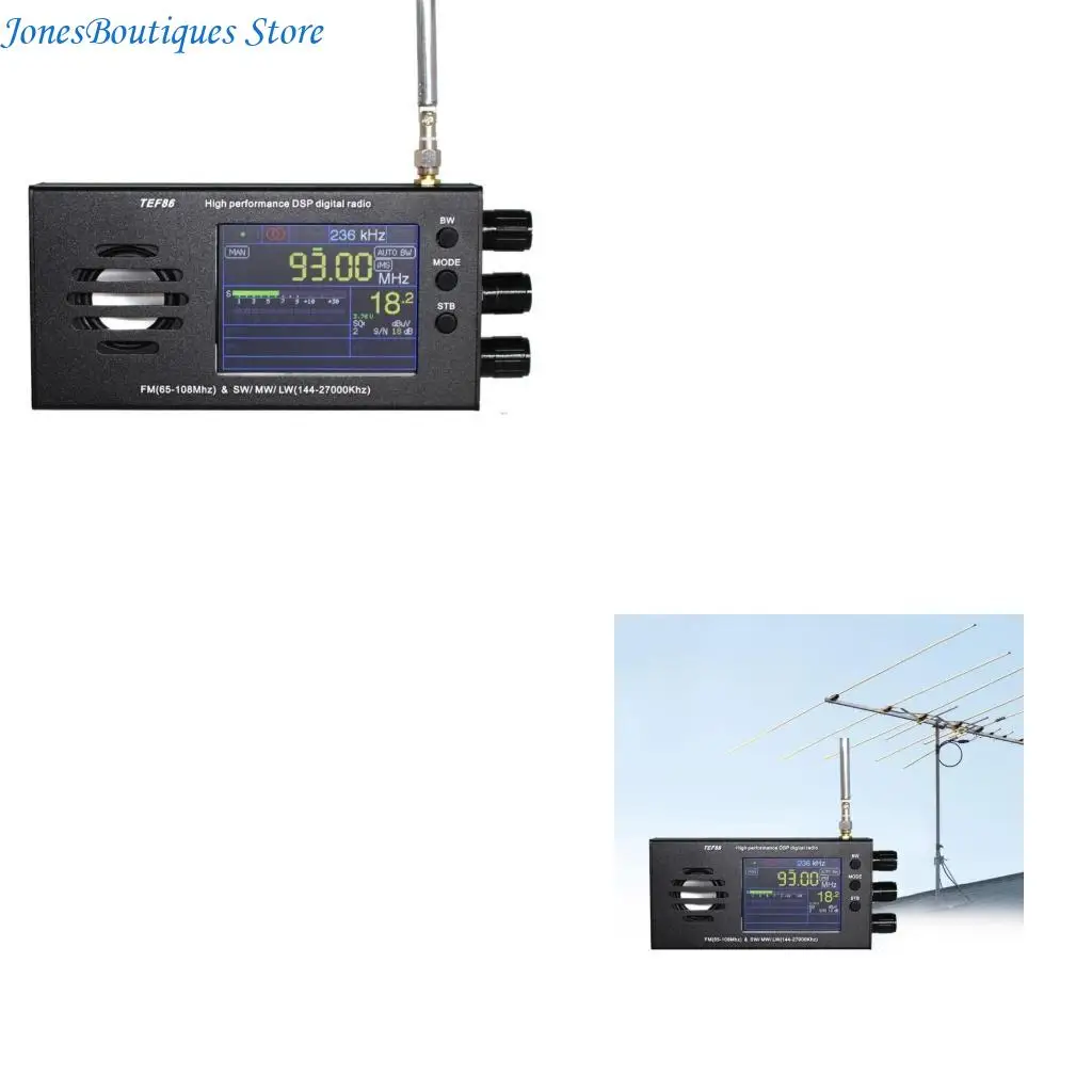 

Радиоприемник TEF6686 FM и DSP идеально подходит для радиолюбителей MW W8KE