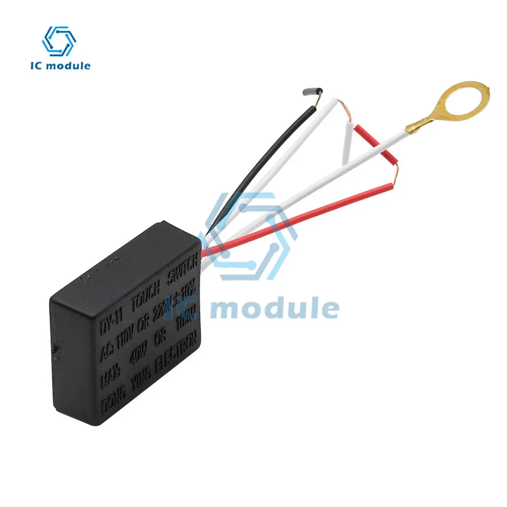 220V 1A Electrical Equipment Table Light Parts On Off 1 Way Touch Lamp Control Sensor Bulb Lamp Switch Board Sensor