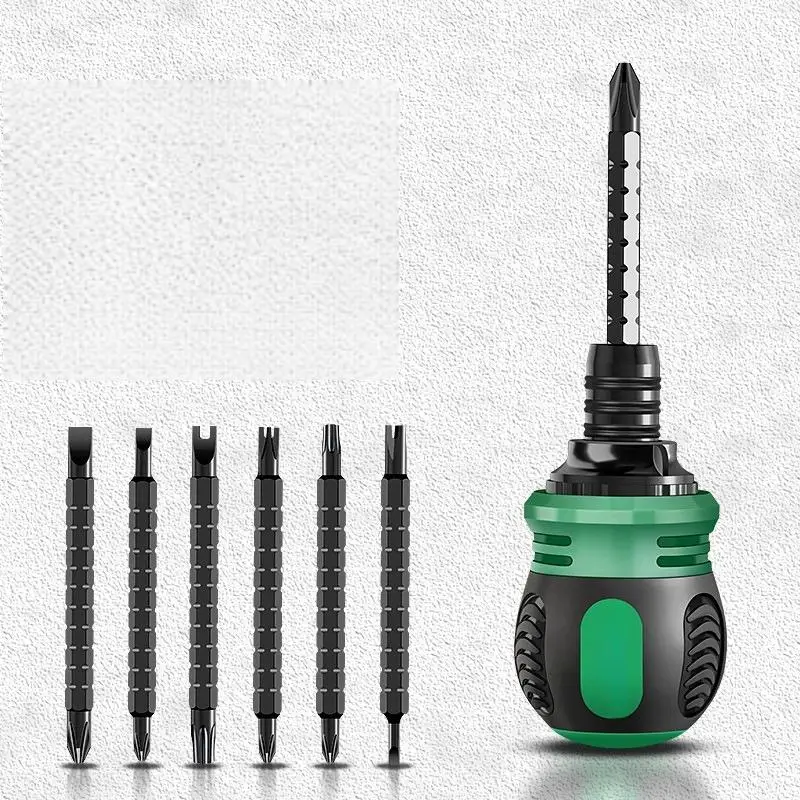 ~2/3/4/7Pcs Multifunctional Adjustable Inner Cross Shaped Triangular Plum Blossom Shaped Screwdriver Ratchet Screwdriver Set