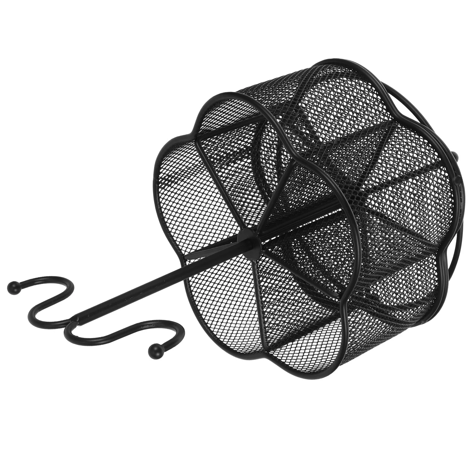

Plum Blossom Hanging Hook Metal Pen Holder Mesh Pencil Cup Desktop Organizer Office Study Supplies Pen Holder Pencil Cup
