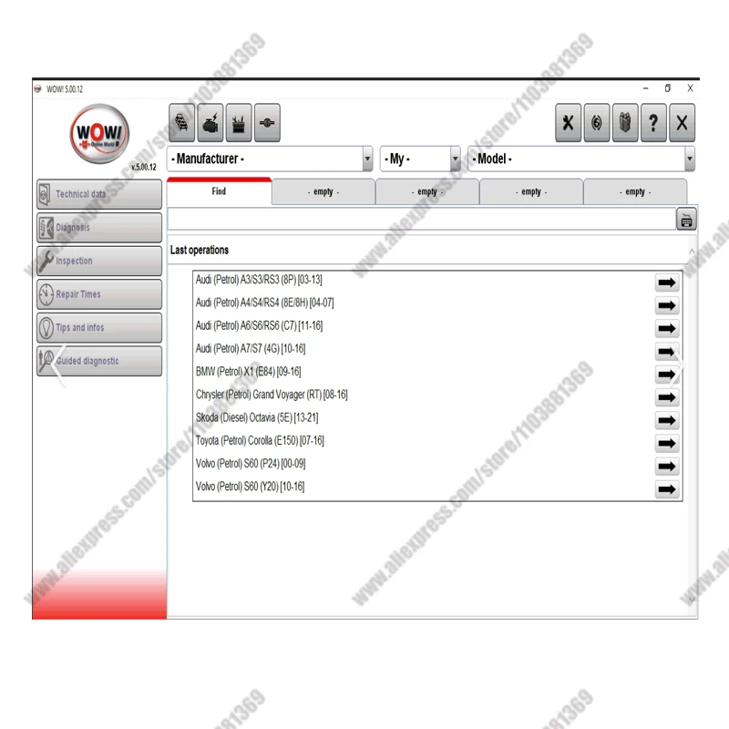 5.00.12 WOW Wurt-h Snoo-per 5.00.8 R2 Bluetooth With Keygen inspection tools software scanner automotriz  Diagnostic for delphis