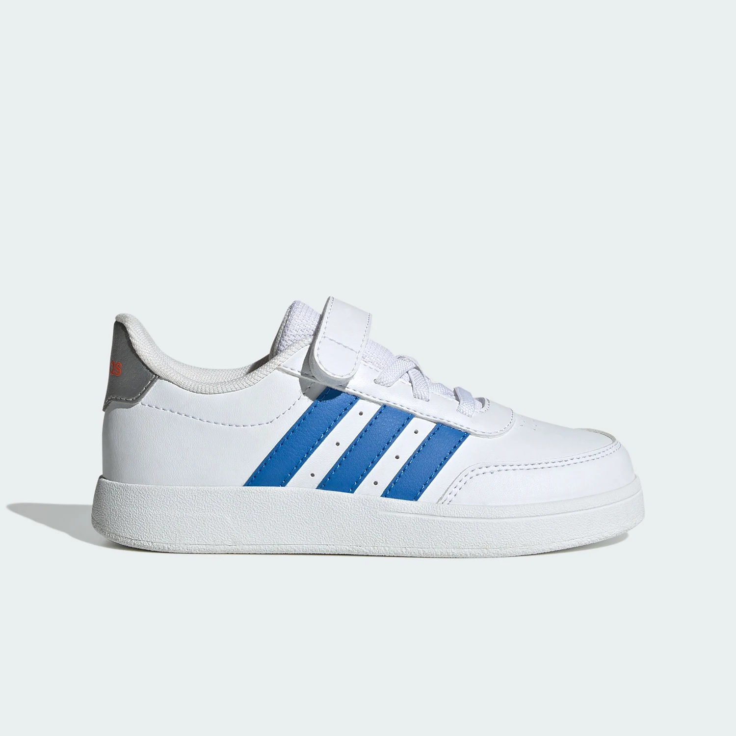 Adidas, auténticas, recién llegadas, zapatillas informales duraderas minimalistas con gancho y bucle para niños JI0963