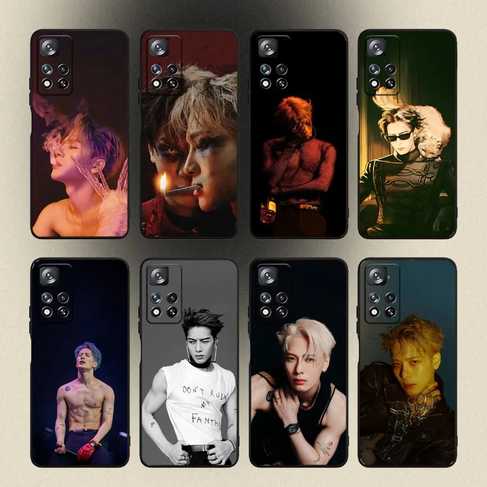 Singer Jackson Wang  Phone Case For Samsung Galaxy A20,A21s,A22,A31,A32,A52,A53,A72,73,A80,A91 Soft Black Cover