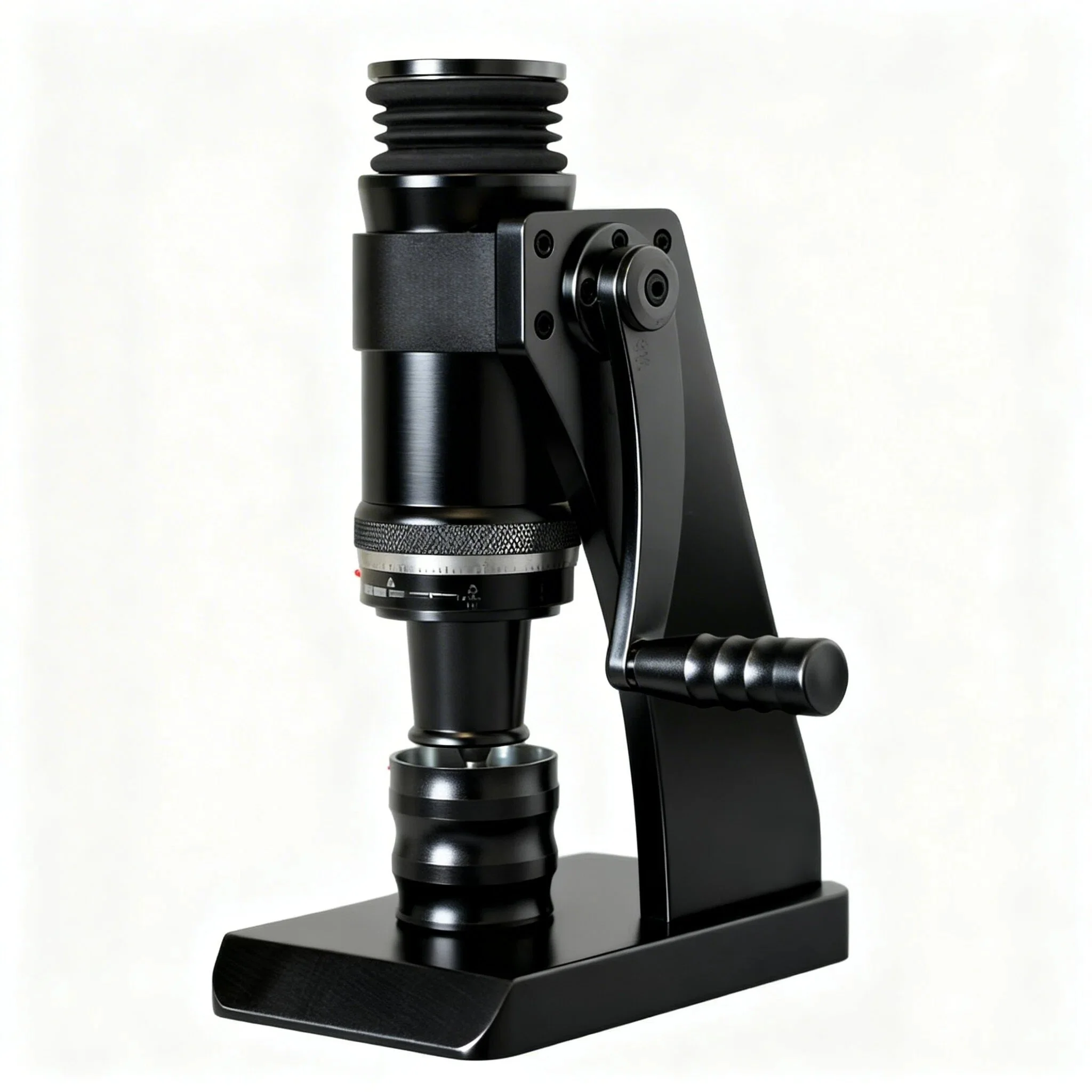Titanium Coating 63mm Ghost Tooth Conical Burr Manual Coffee Grinder For Outdoor Home Use