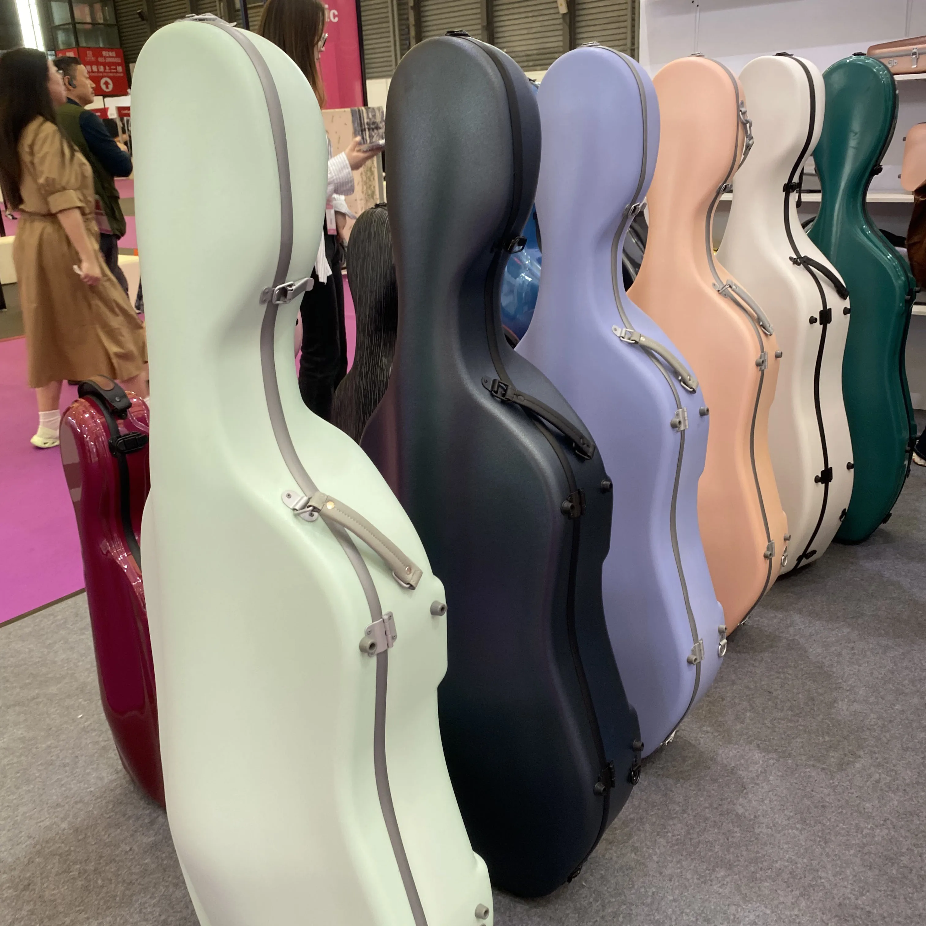 Tongling Brand 3.5kg Colorful High Quality Hard Carbon Fiber 4/4 Cello Case
