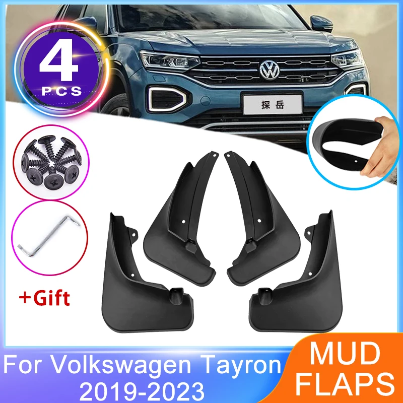 

Для VW Volkswagen Tayron 2019 2020 2021 2022 2023 Передний задний брызговик Брызговики Брызговики Брызговики Защита колеса Крылья Аксессуары